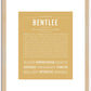 Bentlee | Name Art Print