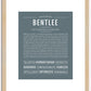 Bentlee | Name Art Print