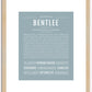 Bentlee | Name Art Print