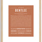 Bentlee | Name Art Print