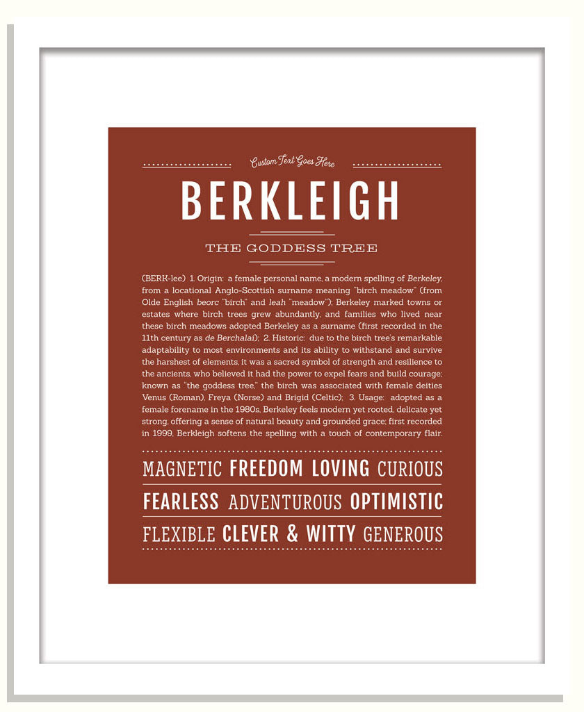 Berkleigh | Name Art Print