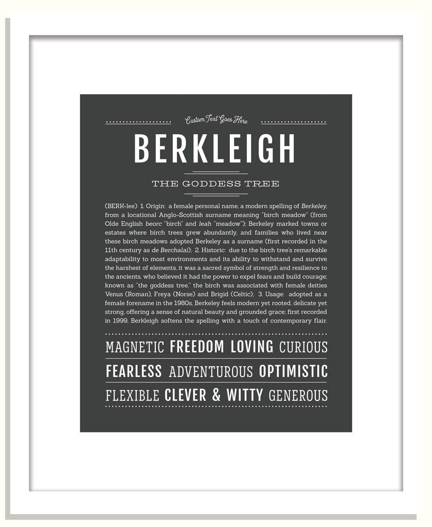 Berkleigh | Name Art Print