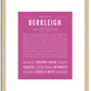 Berkleigh | Name Art Print