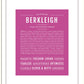 Berkleigh | Name Art Print