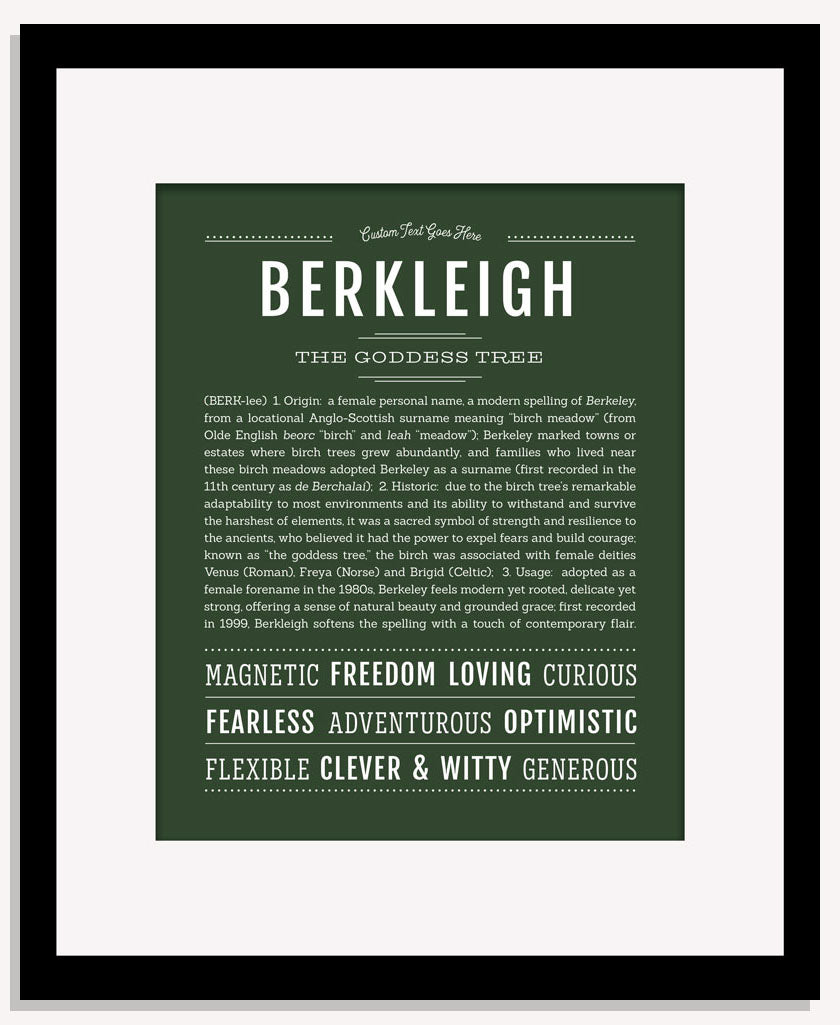 Berkleigh | Name Art Print