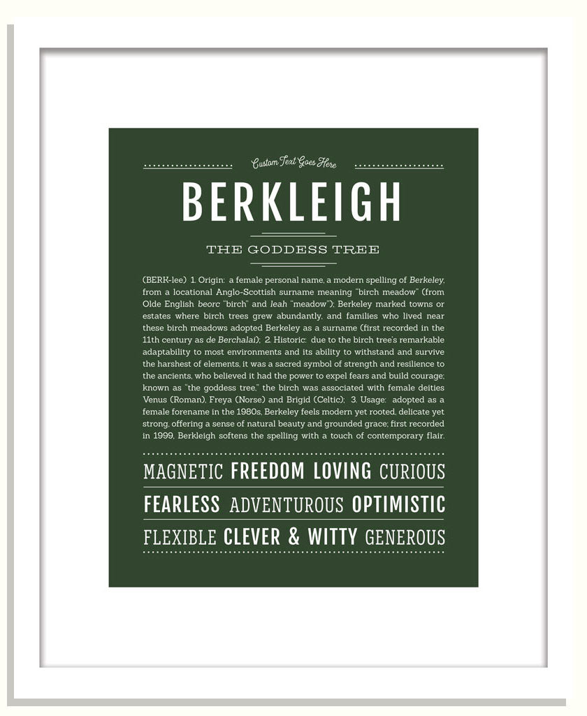 Berkleigh | Name Art Print