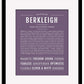 Berkleigh | Name Art Print