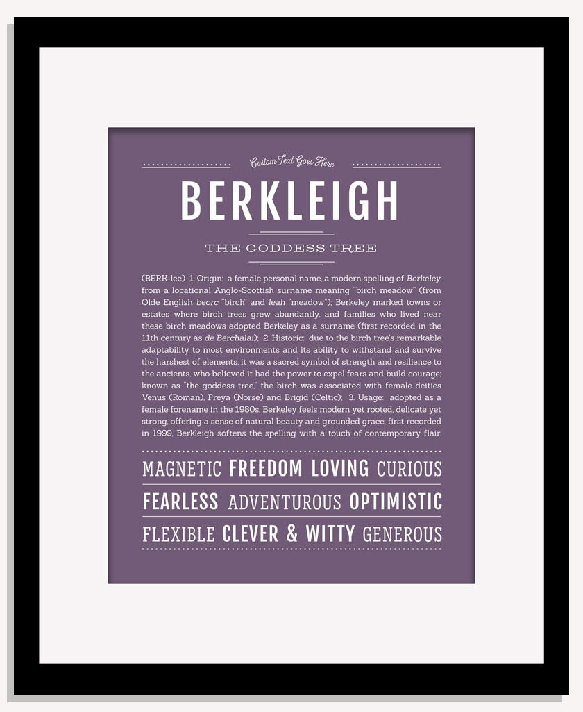 Berkleigh | Name Art Print