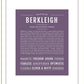 Berkleigh | Name Art Print