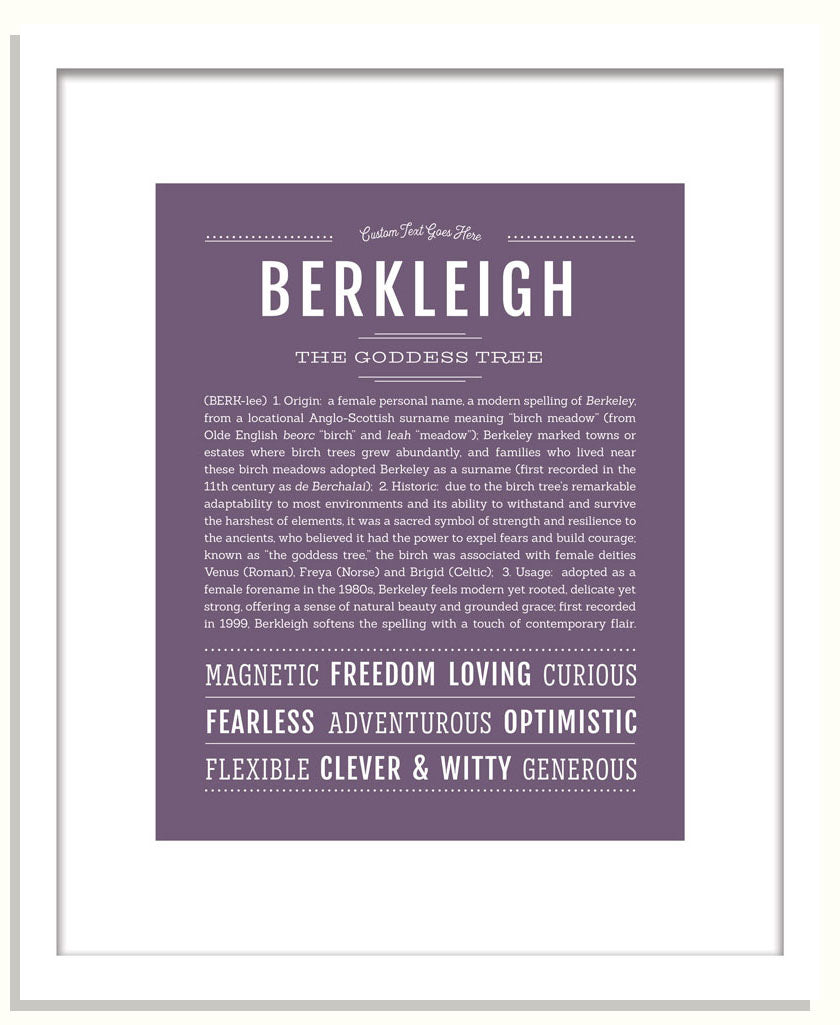 Berkleigh | Name Art Print