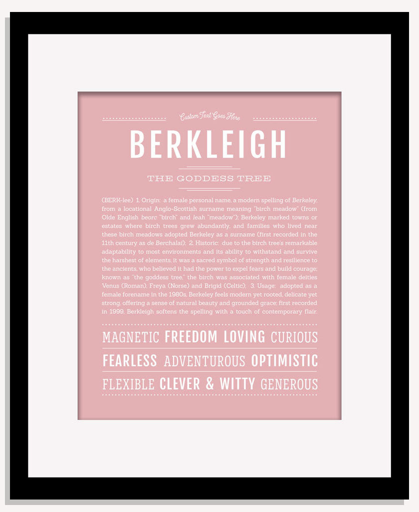 Berkleigh | Name Art Print