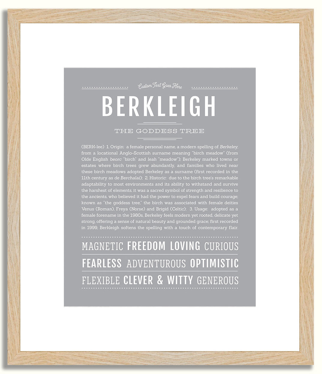 Berkleigh | Name Art Print