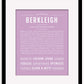 Berkleigh | Name Art Print