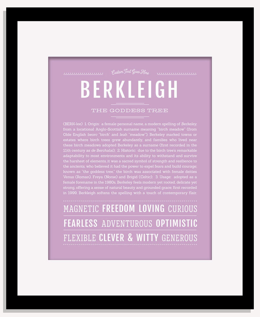 Berkleigh | Name Art Print