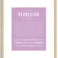Berkleigh | Name Art Print