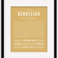 Berkleigh | Name Art Print