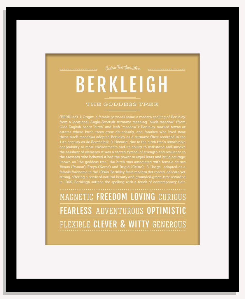 Berkleigh | Name Art Print