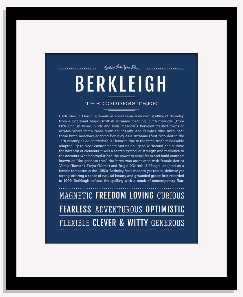 Berkleigh | Name Art Print