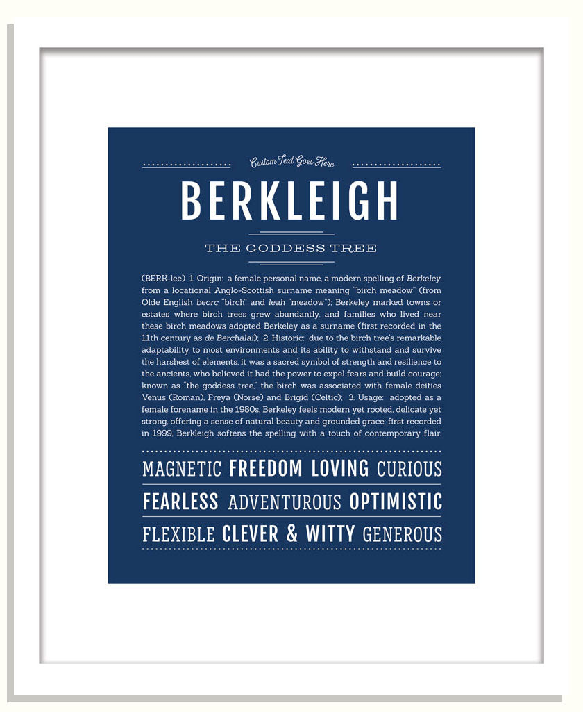 Berkleigh | Name Art Print