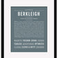 Berkleigh | Name Art Print