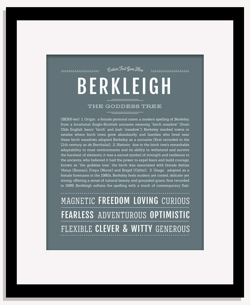 Berkleigh | Name Art Print