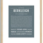 Berkleigh | Name Art Print