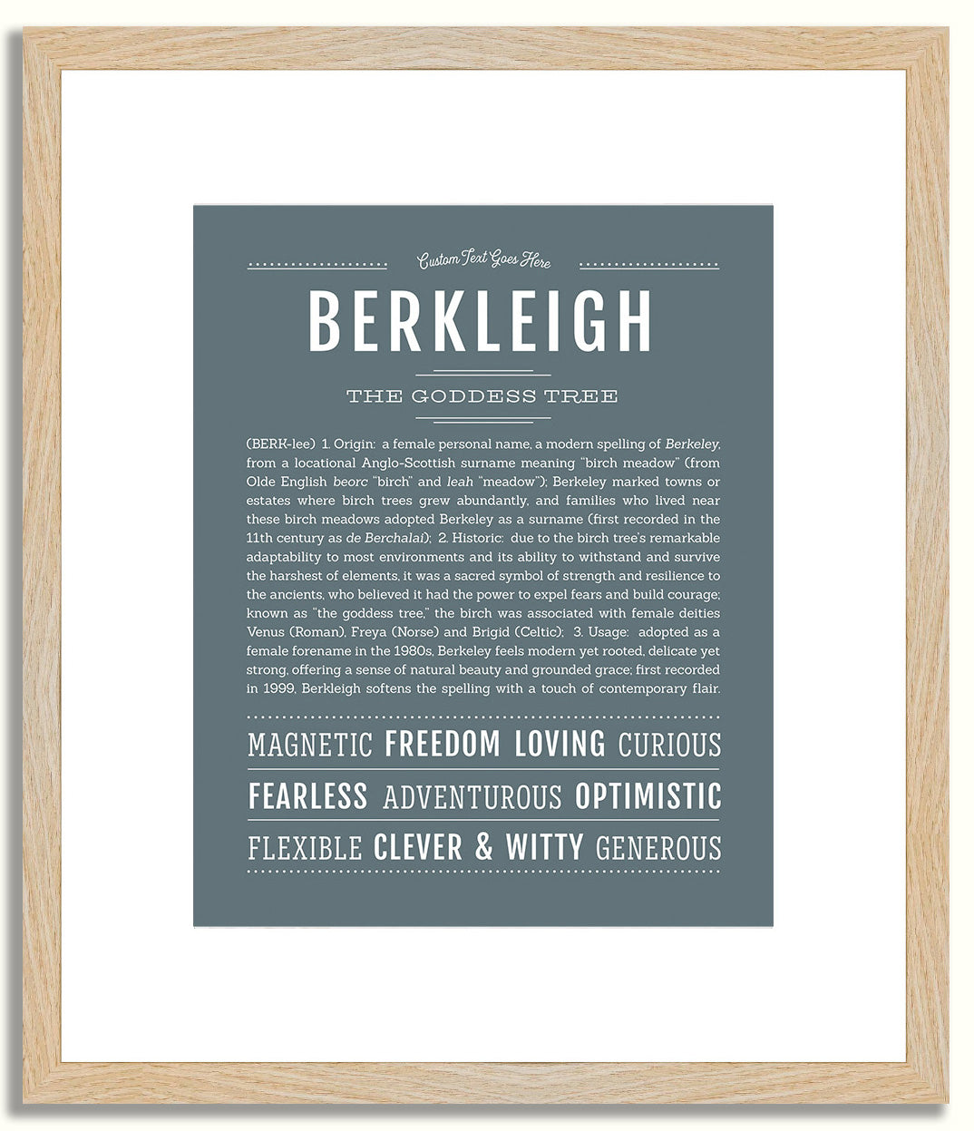 Berkleigh | Name Art Print