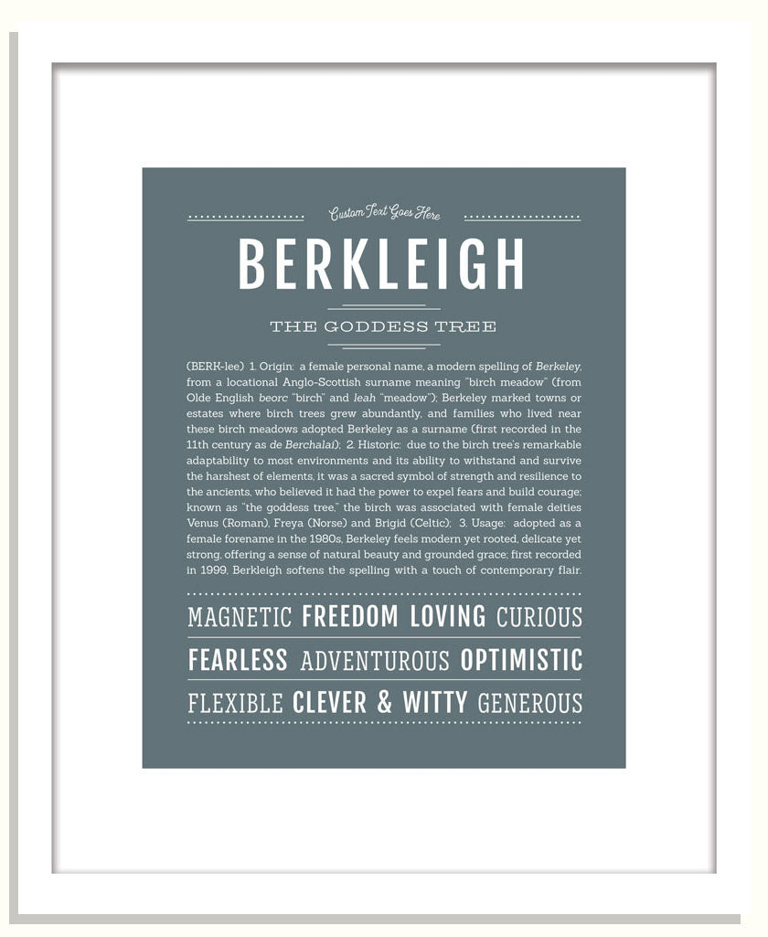 Berkleigh | Name Art Print
