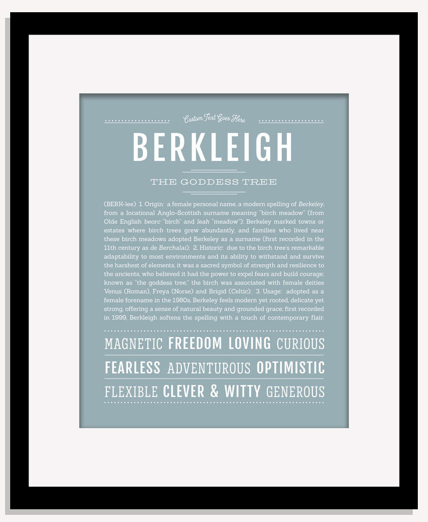 Berkleigh | Name Art Print