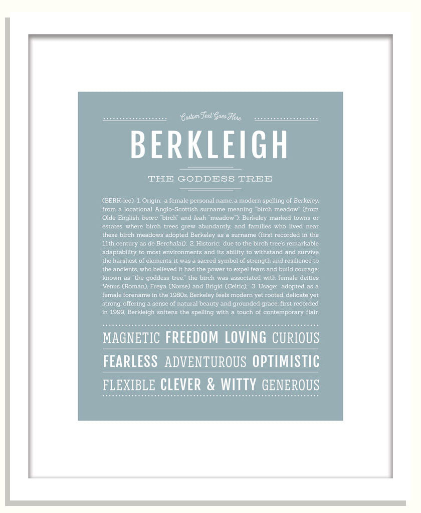 Berkleigh | Name Art Print