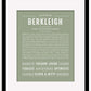 Berkleigh | Name Art Print