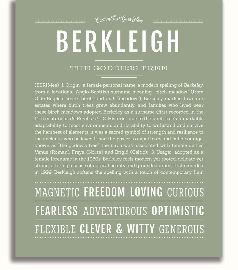 Frame Options | Sage | White Frame, Matted