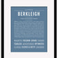 Berkleigh | Name Art Print