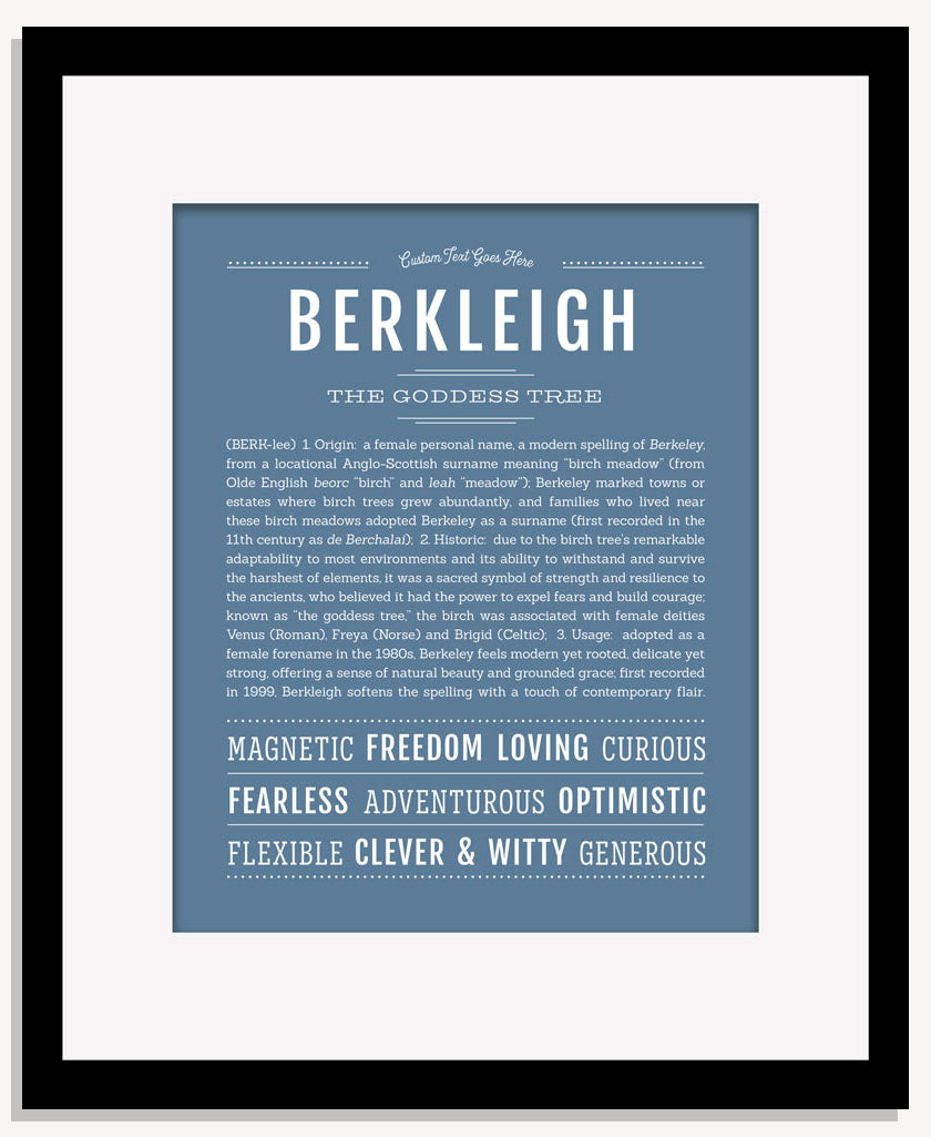 Berkleigh | Name Art Print