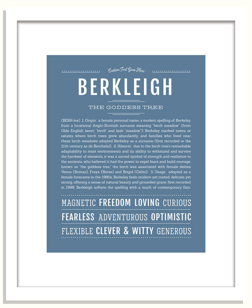 Berkleigh | Name Art Print