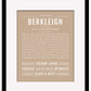 Berkleigh | Name Art Print