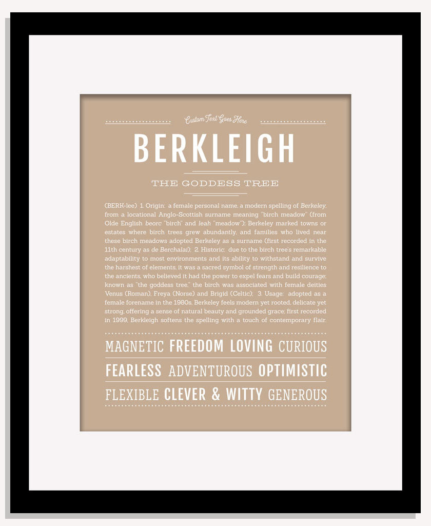 Berkleigh | Name Art Print