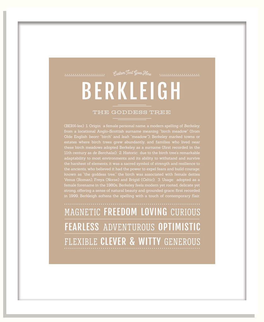 Berkleigh | Name Art Print