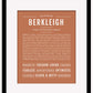 Berkleigh | Name Art Print