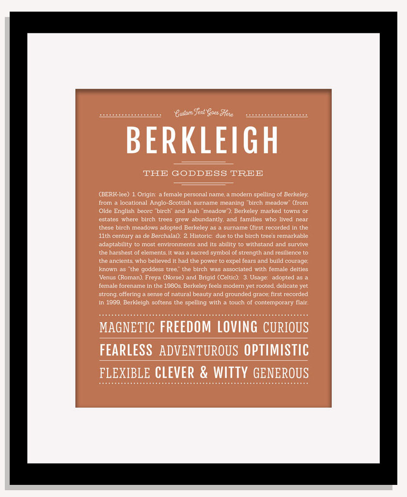 Berkleigh | Name Art Print