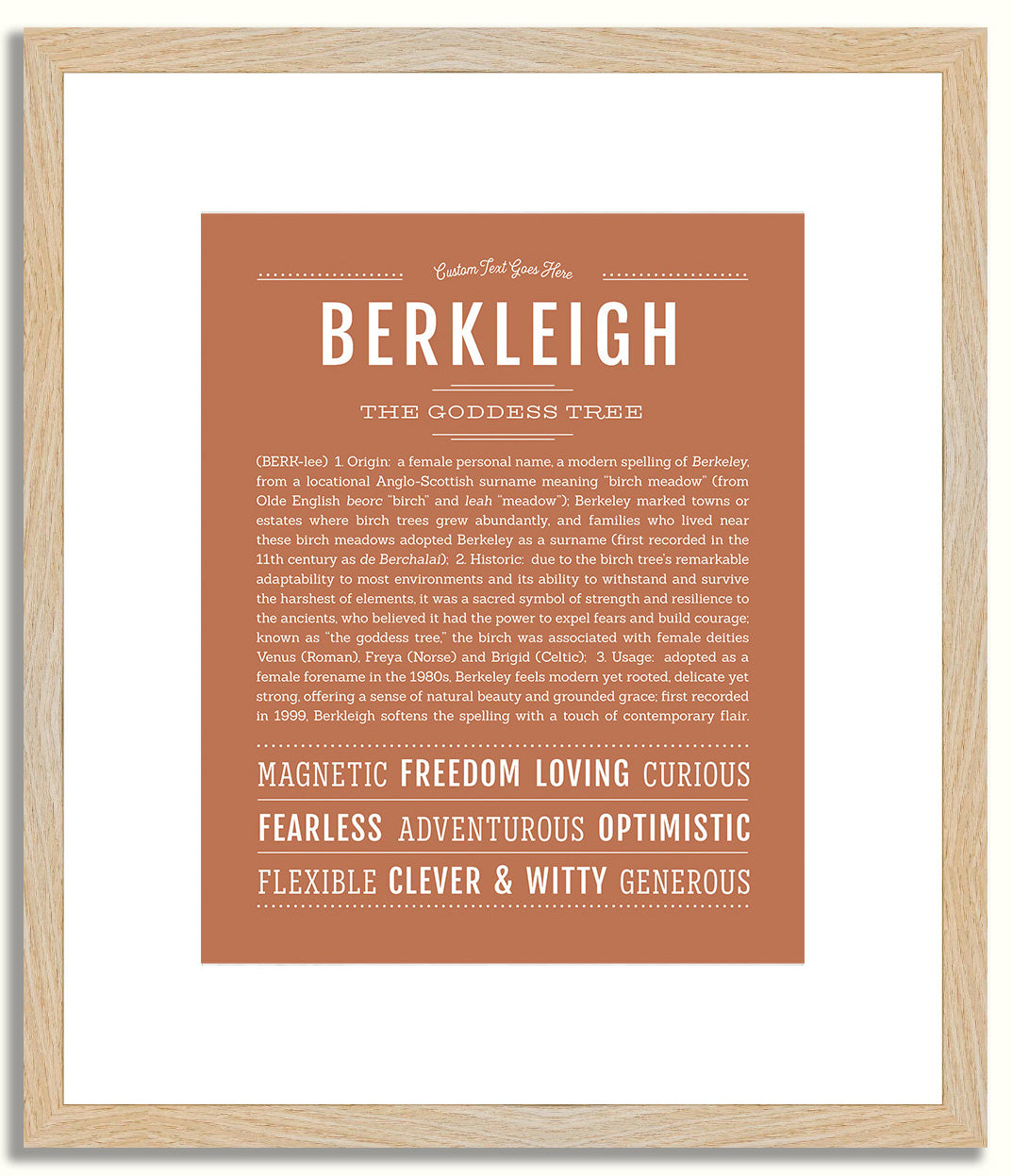 Berkleigh | Name Art Print