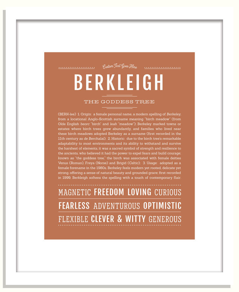 Berkleigh | Name Art Print