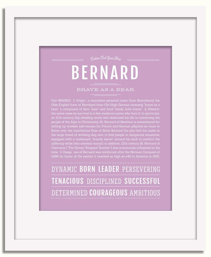 Frame Options | Lilac | White Frame, Matted