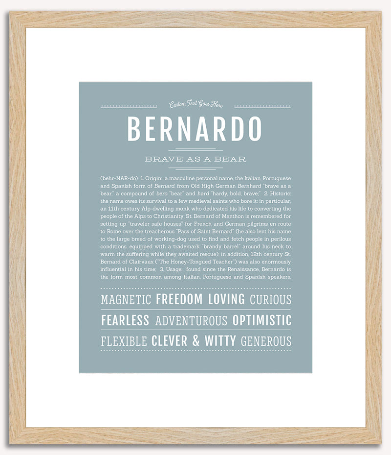 Bernardo | Name Art Print