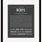 Beryl | Name Art Print