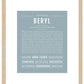 Beryl | Name Art Print