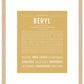 Beryl (male) | Name Art Print