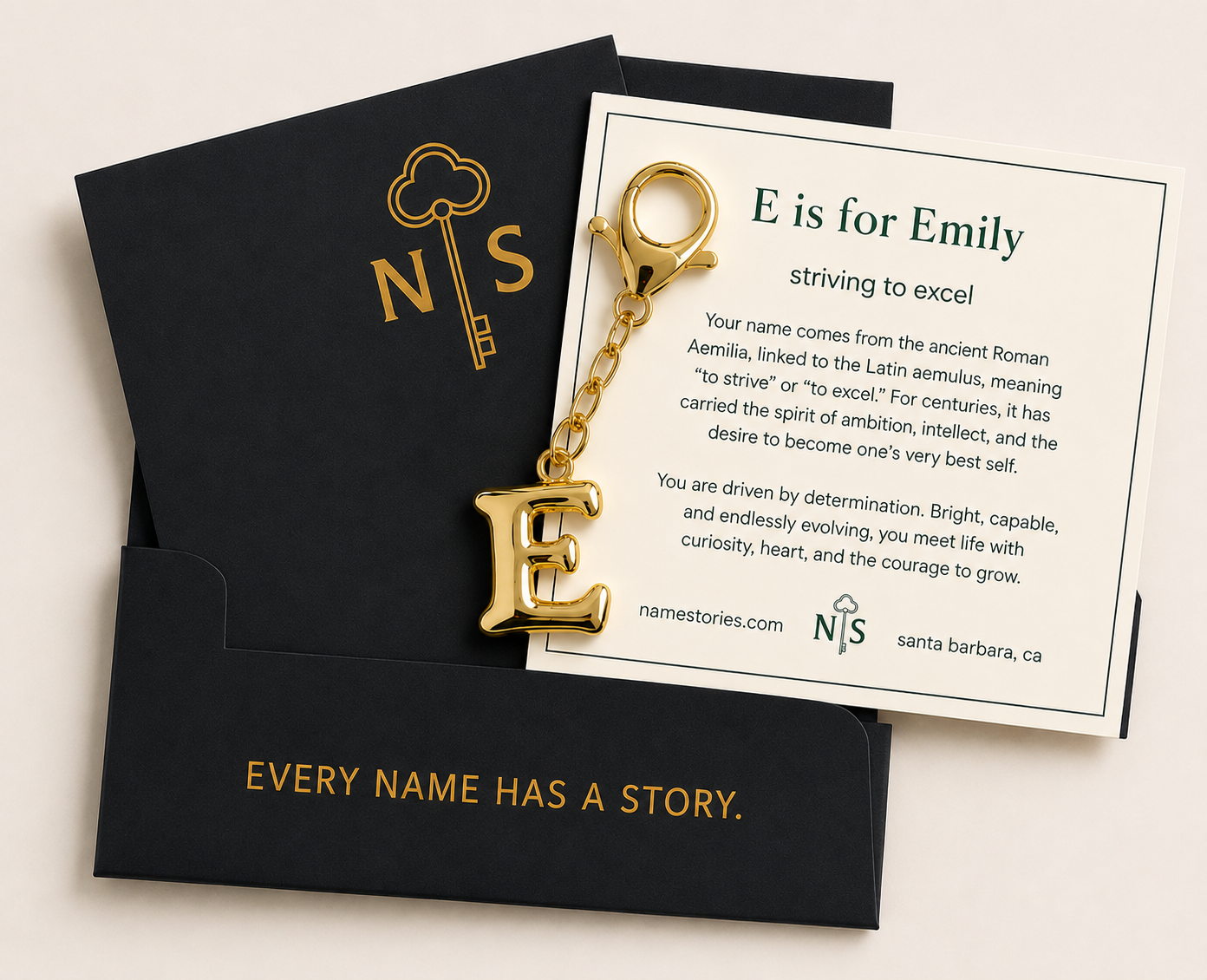 Name Stories Bag Charms