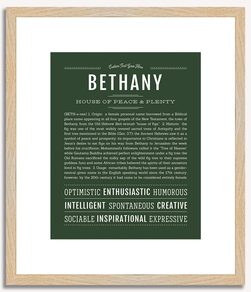 Bethany | Name Art Print