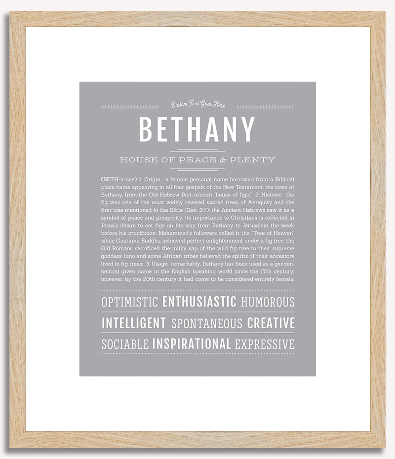 Bethany | Name Art Print